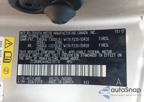 2017 Lexus Rx 450H from USA, damaged, VIN 2T2BGMCA4HC019776